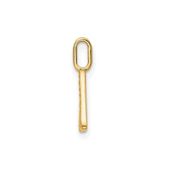 14K Yellow Gold Initial Monogram Letter Diamond Pendant