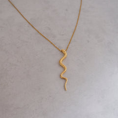 DAINTY SNAKE NECKLACE fine designer jewelry for men and women