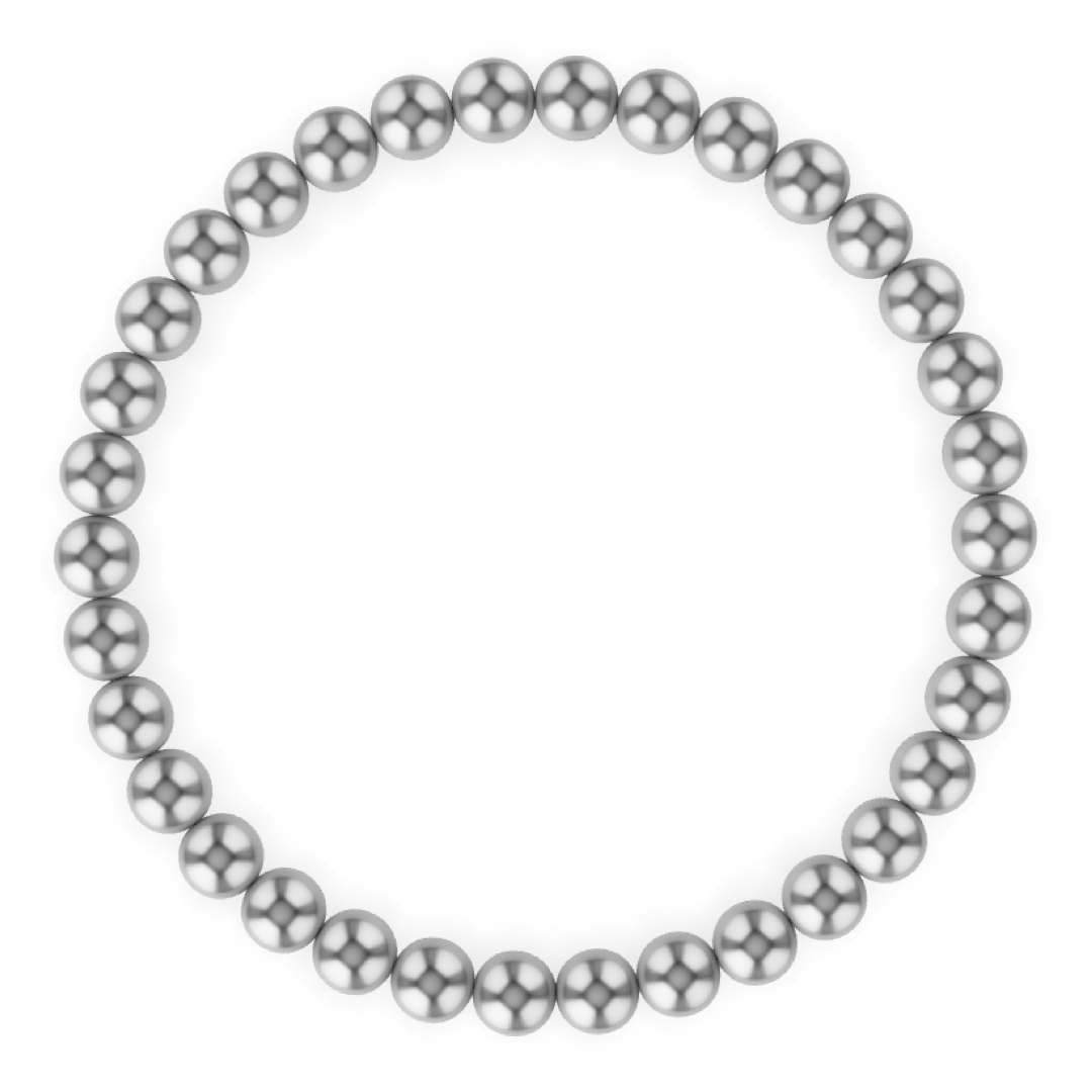 5MM Silver Ball Bracelet fine designer jewelry for men and women