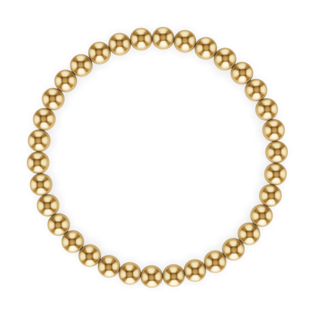 5MM Gold Ball Bracelet fine designer jewelry for men and women