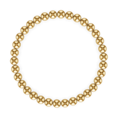 5MM Gold Ball Bracelet fine designer jewelry for men and women