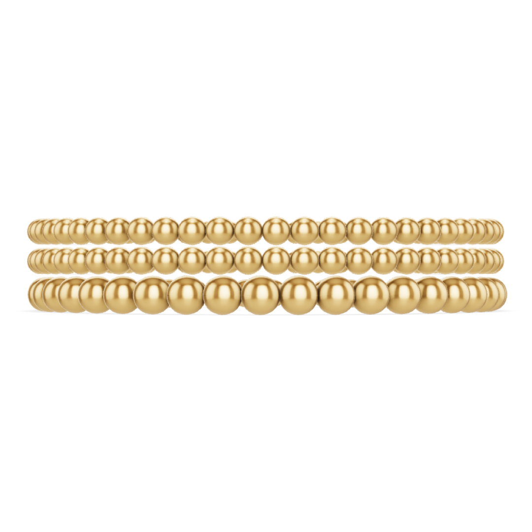 433 Gold Bracelet Stack fine designer jewelry for men and women