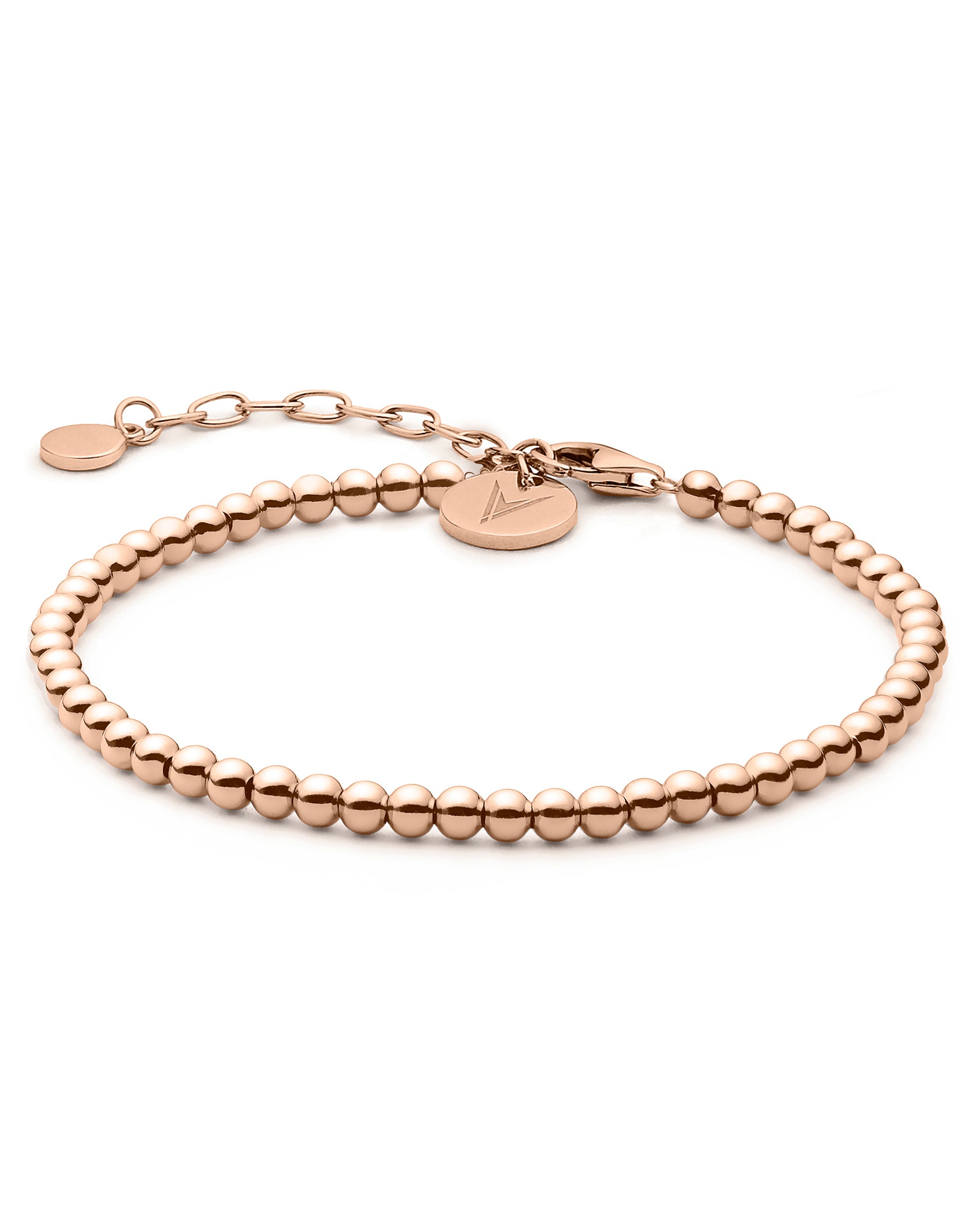 The Beaded Bracelet - Rose Gold fine designer jewelry for men and women