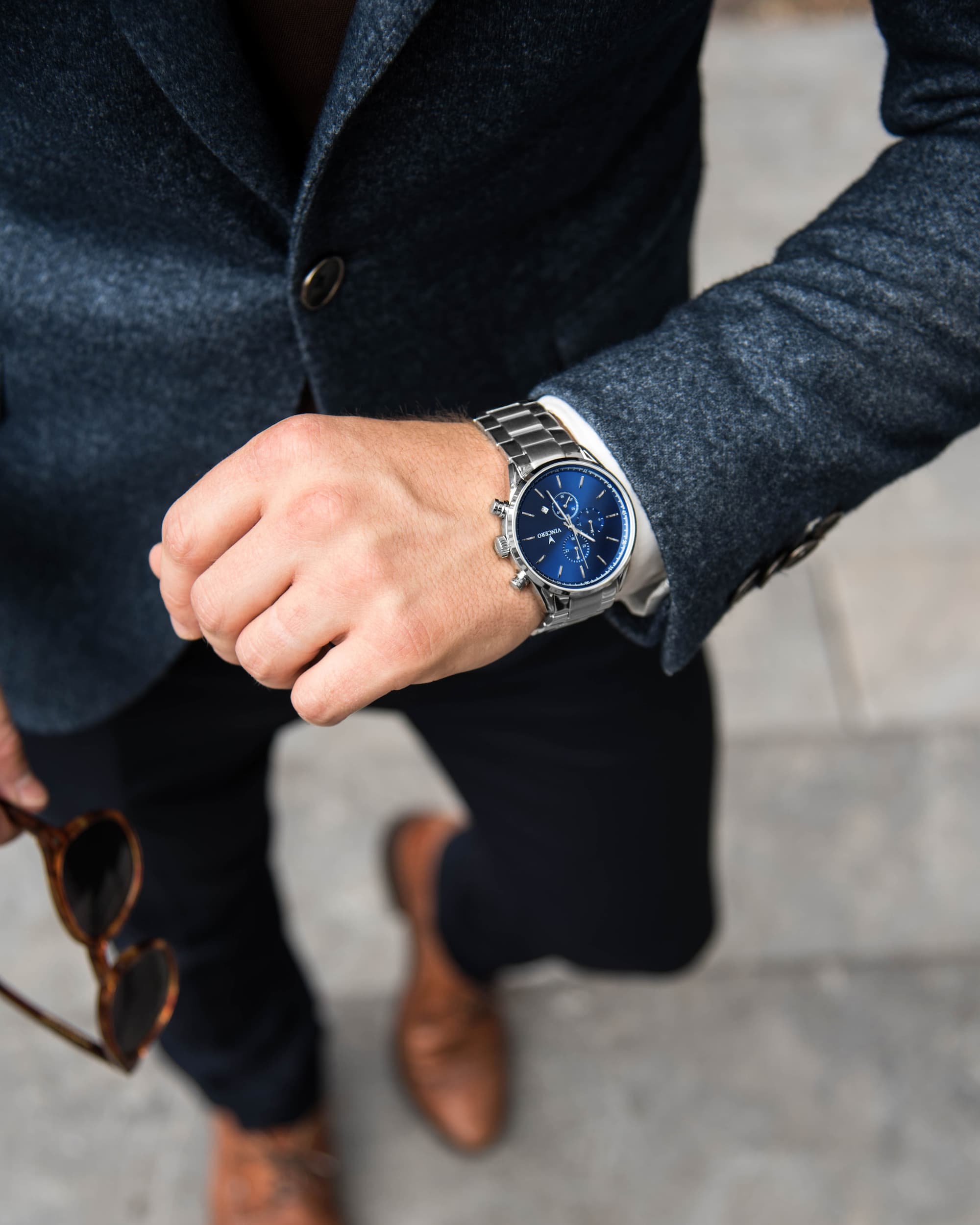 The Chrono S2 - Blue Steel fine designer jewelry for men and women