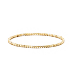 3MM Gold Ball Bracelet fine designer jewelry for men and women