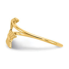 14K Yellow Gold High Polished Arrow Adjustable Ring, 7 fine designer jewelry for men and women