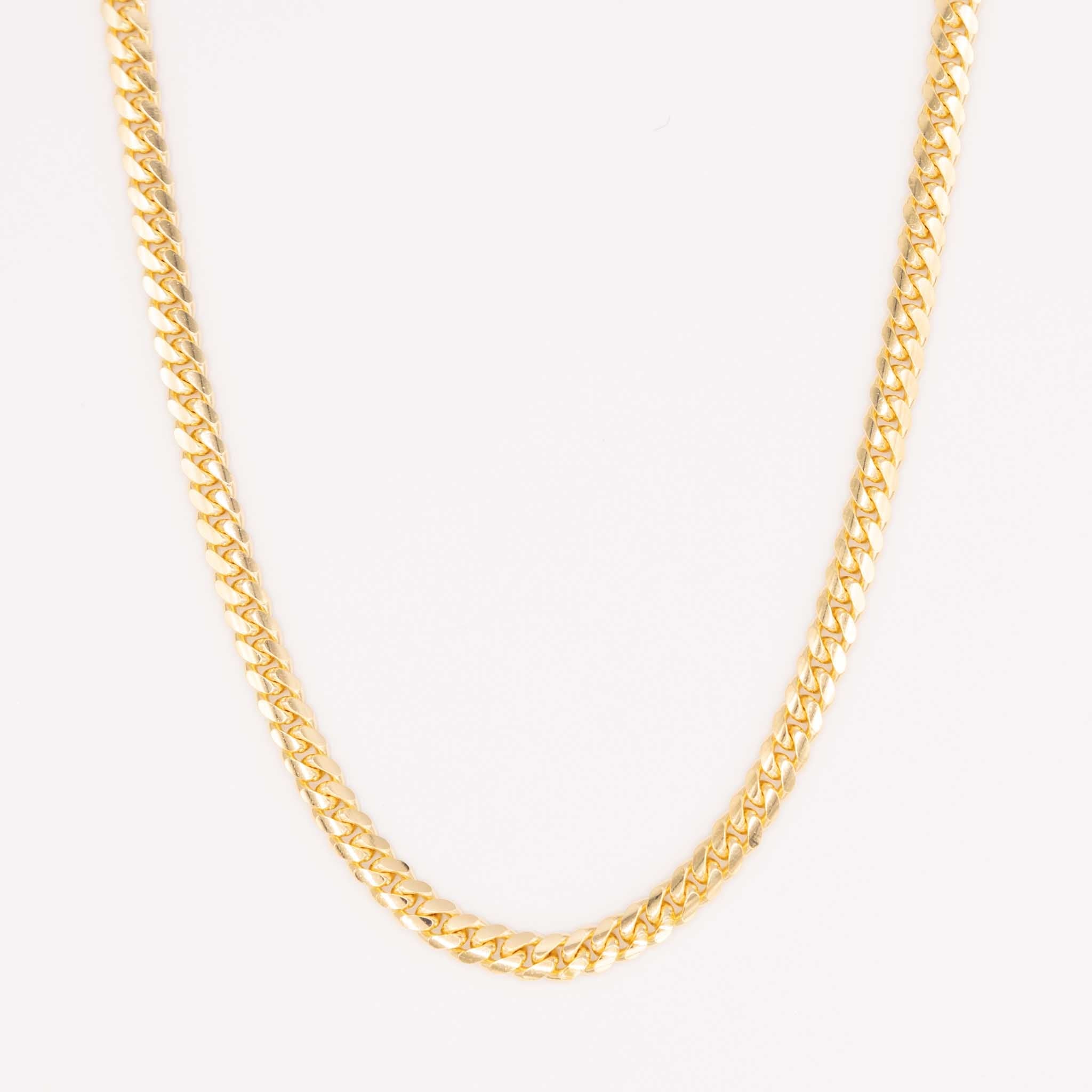 Gold Miami Cuban Chain 7mm fine designer jewelry for men and women