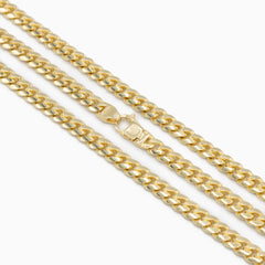 Gold Miami Cuban Chain 7mm fine designer jewelry for men and women