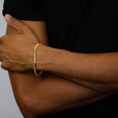 Gold Miami Cuban Bracelet 7mm fine designer jewelry for men and women