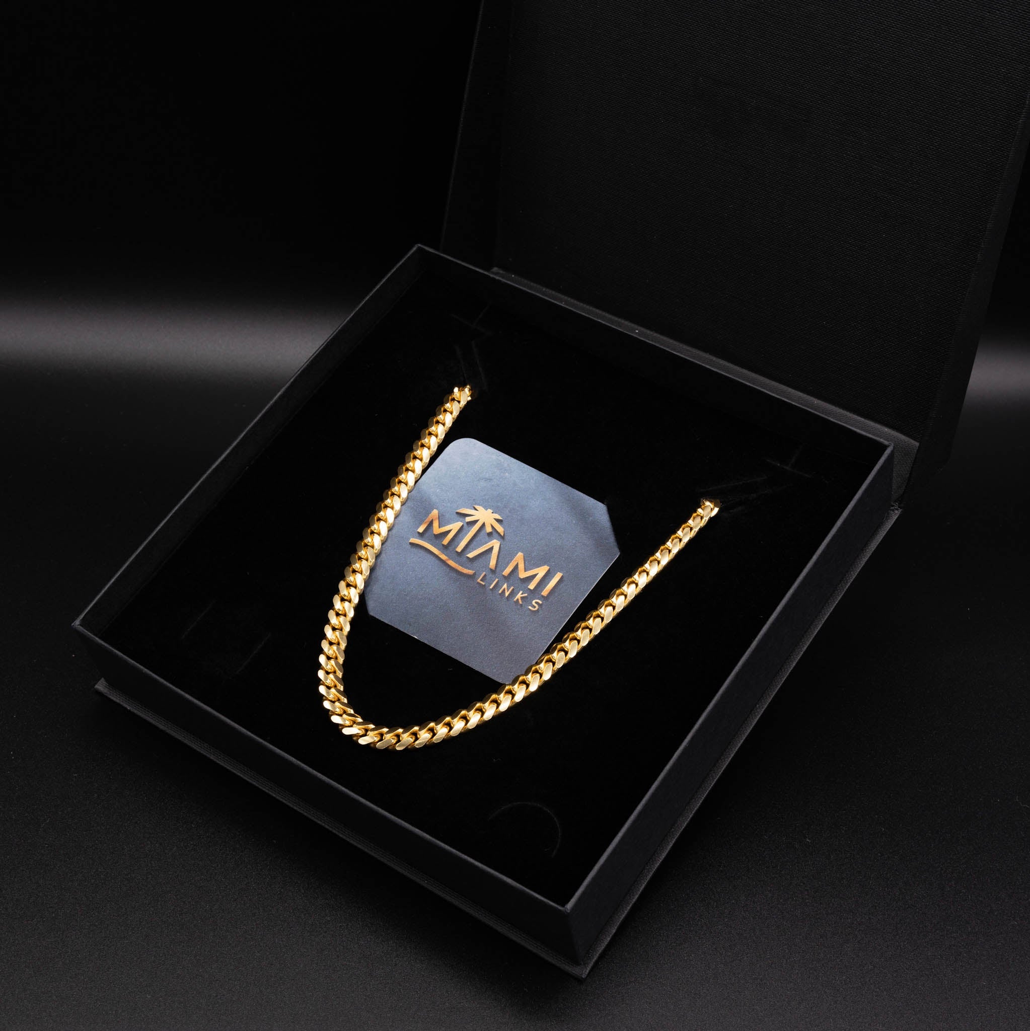 Gold Miami Cuban Chain 7mm fine designer jewelry for men and women