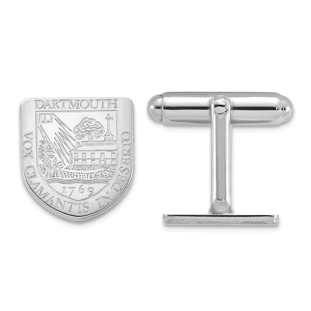 Sterling Silver Dartmouth College Crest Cuff Links fine designer jewelry for men and women