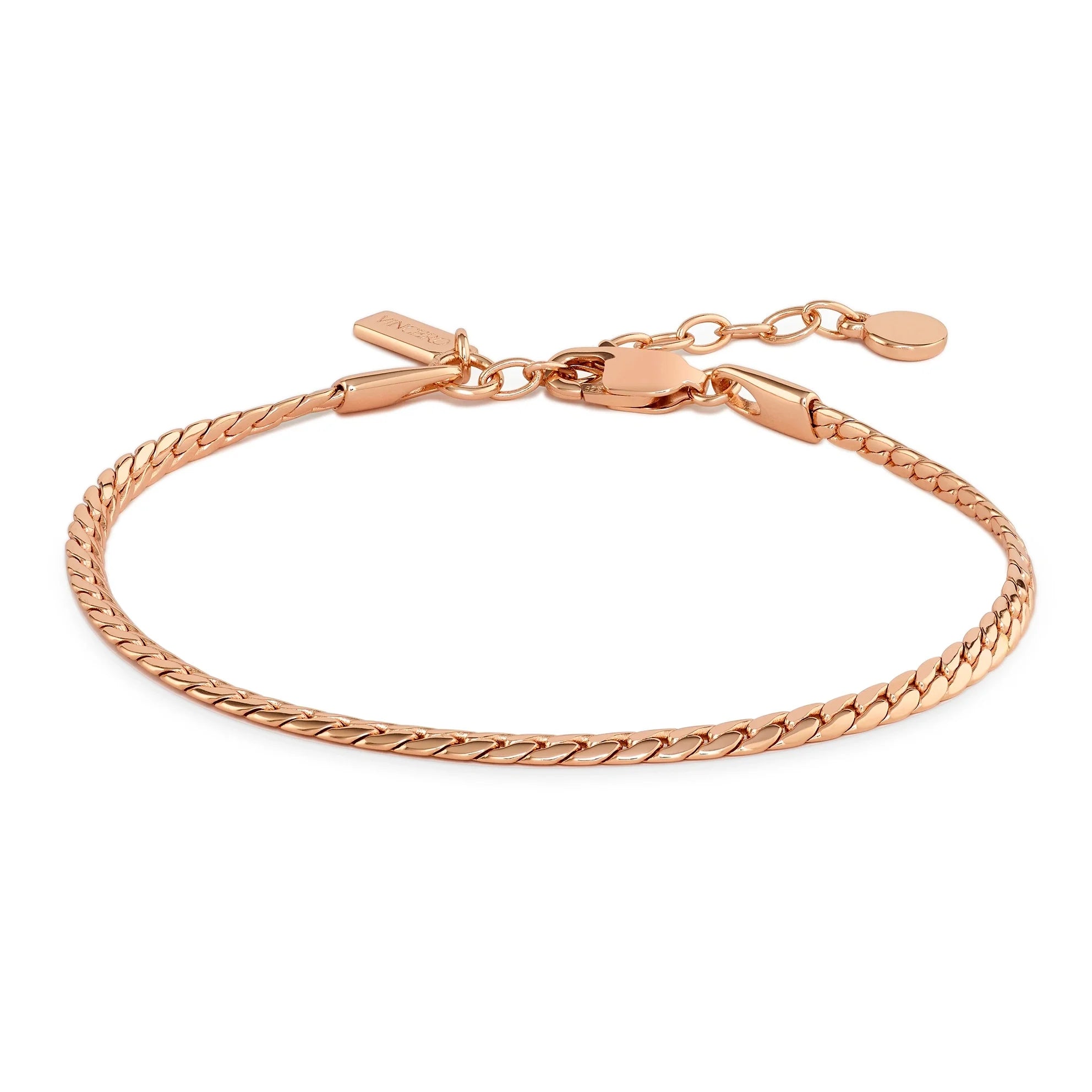 The Serpentine Bracelet - Rose Gold fine designer jewelry for men and women