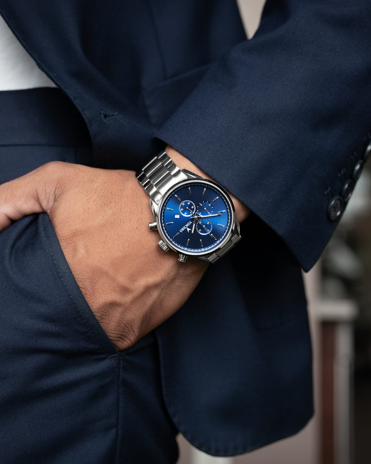 The Chrono S2 - Blue Steel fine designer jewelry for men and women