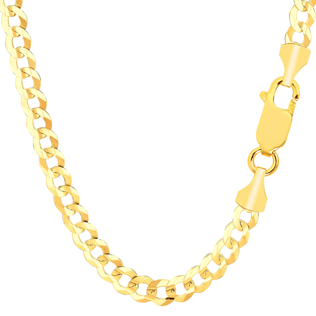 14K Yellow Gold Mariner Link 1.2mm Chain Necklace 18 / 1.2mm